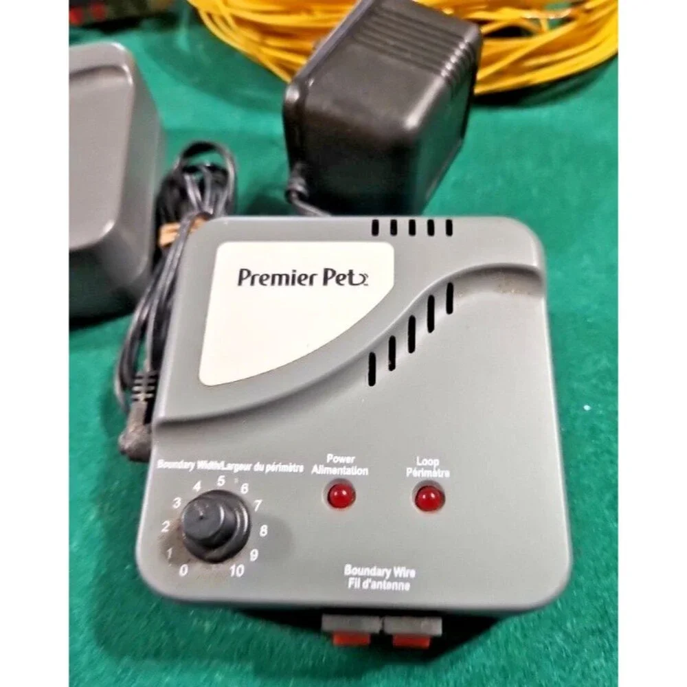 2 Premier Pet In Ground Dogs Fence Transmitter System Collar Outdoor Yard RFA852